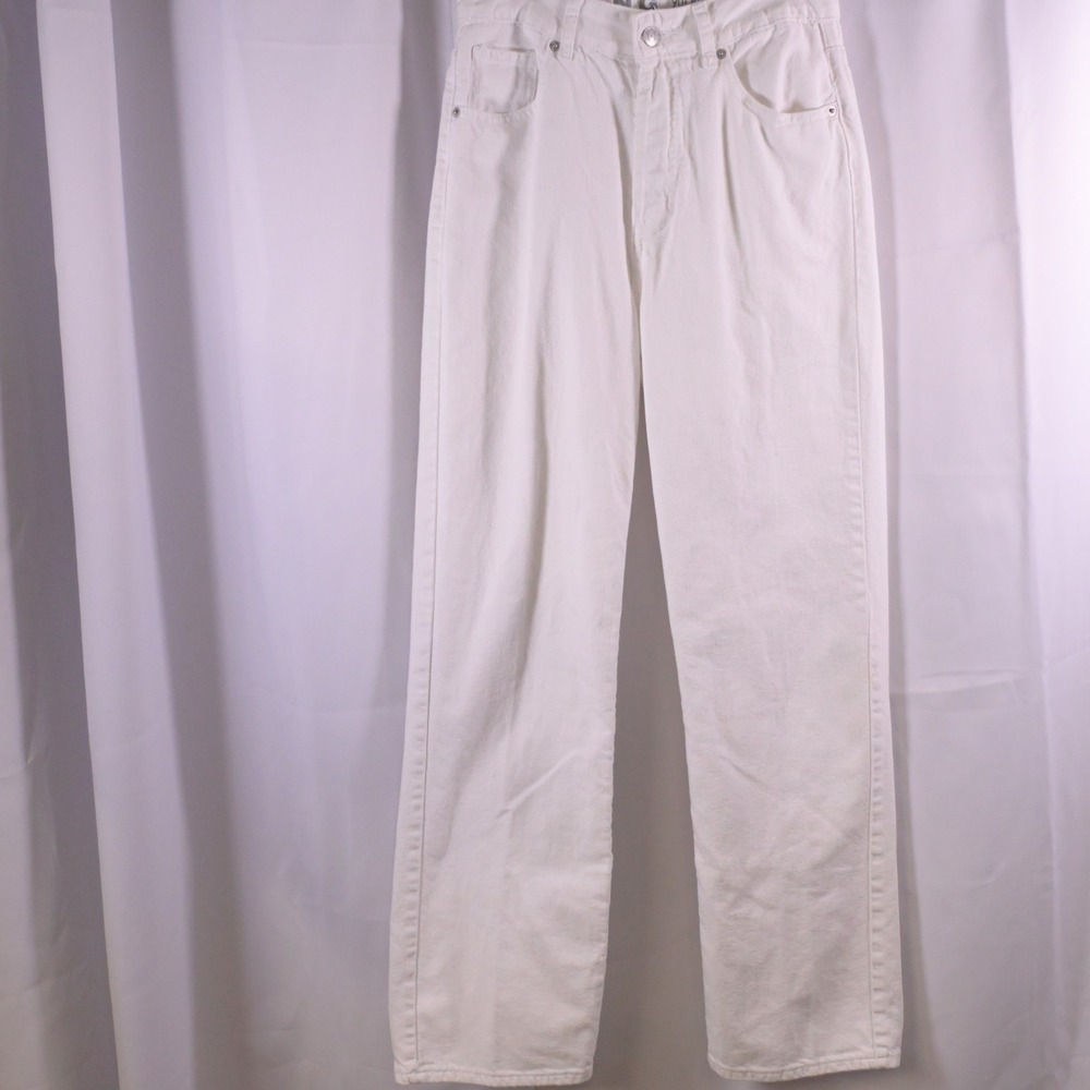 S.O.N.G. White High Rise 90s Boyfriend Jeans Women's‎ 7/28 27x29